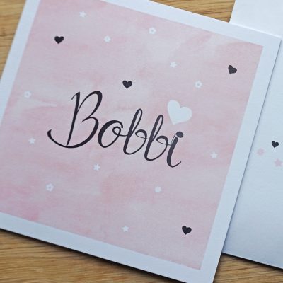 Geboortekaartje Bobbi